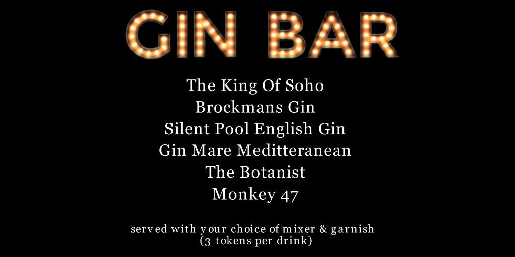 gin bar sign